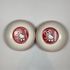 NWT Hello Kitty 9 inch Ceramic Bowl Set